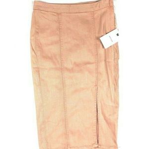 New MOTHER Denim the panel pencil skirt 25/26 pop!